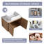 Meuble-lavabo mural simple 30 po avec comptoir en céramique