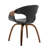 Janaan 21.26'' W Swivel Faux Leather Upholstered Home Office Task Desk Chair with Bentwood Frame-1284444275-1284444274