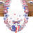 Gullan Oval Independence Day Polyester Table Runner