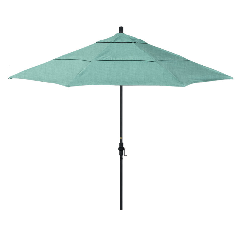 Parasol de marché Broadmeade octogonal Sunbrella, Tissage uni Sunbrella® palette brume