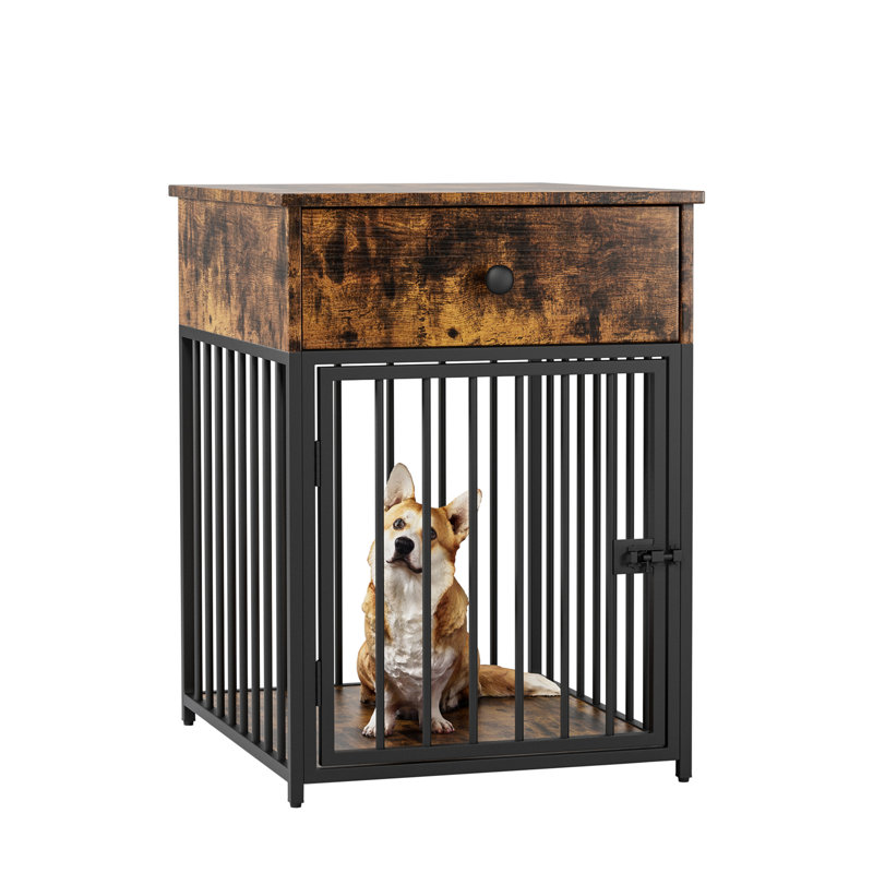 Meuble-cage pour chien