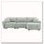 Canapé modulaire en tissu Boucle-1230994539