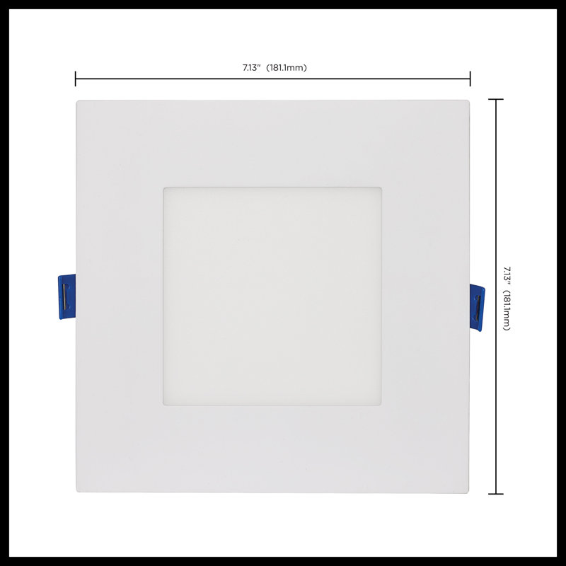 Ensemble d'éclairage encastré ultramince
