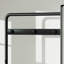 porte-vêtements portatif mobile en métal avec rangement 1-en-1, moderne
