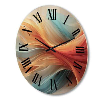 Horloge murale en bois massif Unais