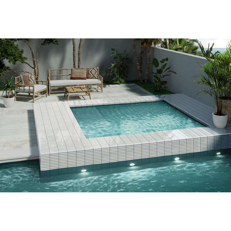 Souvenir Sintra 12 In. X 12 In. Glossy Porcelain Wall Tile (.91 Sq. Ft./pc), Evora