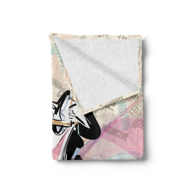 Hand Woven Throw Blanket, 50" x 70"