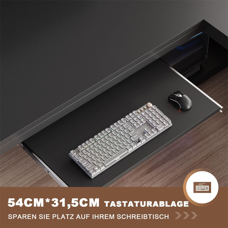 Janni  Computer Table, Black