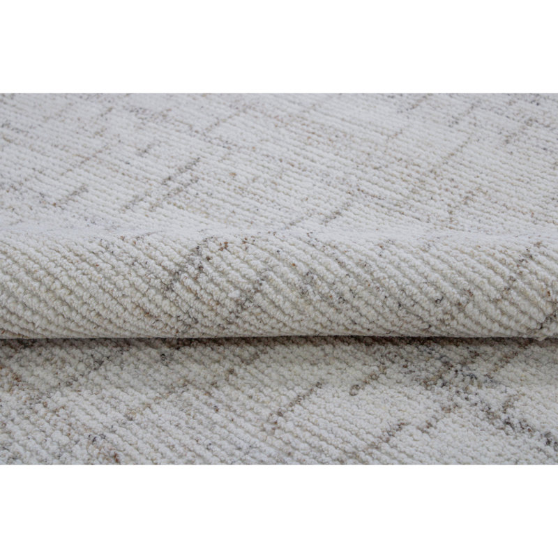 Handmade Wool Abstract Area Rug, Rectangle 10' x 14'