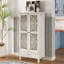 Grande armoire de rangement rustique sculptée-304457184