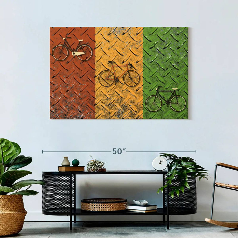 Mehar Bicycle Set, 30" H x 45" W