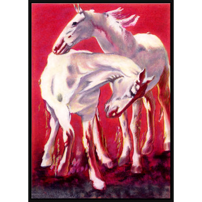 White Horses Giclee On Canvas by Soicher Marin Archives