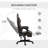 Vinsetto Racing Gaming Chair Diamond PU Leather Office Gamer Chair High Back Swivel Recliner With Footrest