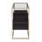 Phelim 45.9'' Glass Top Console Table