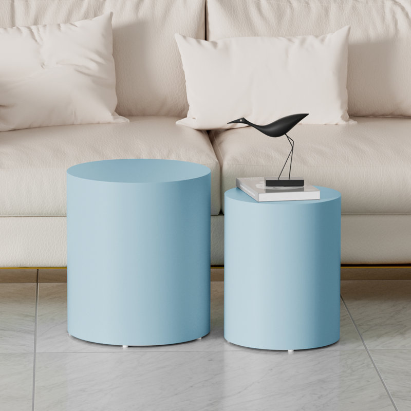 Tables gigognes Louisiane, Bleu