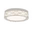Elegance - Plafonnier encastré à DEL intégré - Finition chromée - Abat-jour diffuseur en cristal-372463410-372463404