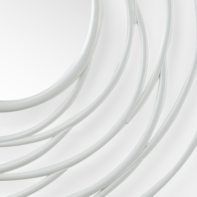 Flat Rattan Wall Mirror