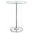 Thea LED Bar Table Chrome And Clear
