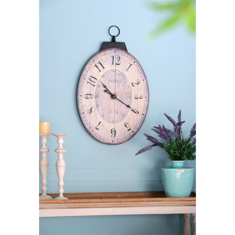 Trappe Manufactured Wood Wall Clock