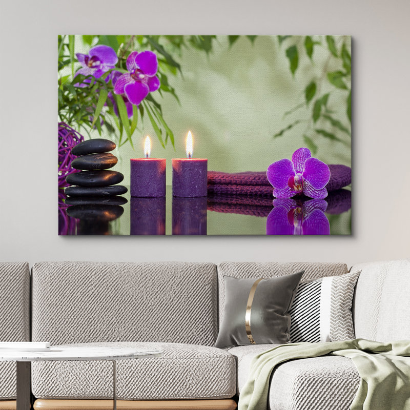 Christmas Candles For Celebration X11 - Photographie sur toile tendue, H 12 po x l 18 po