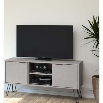 Dufresne wide screen TV Stand with two door for TVs up to 48"