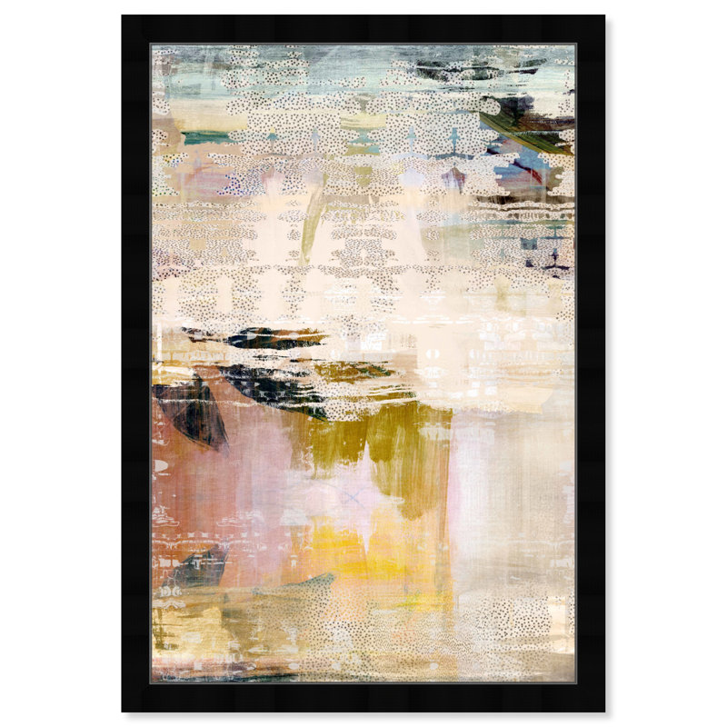 «Summer Layers» par Oliver Gal - impression encadrée, Cadre noir, H 17 po x l 12 po