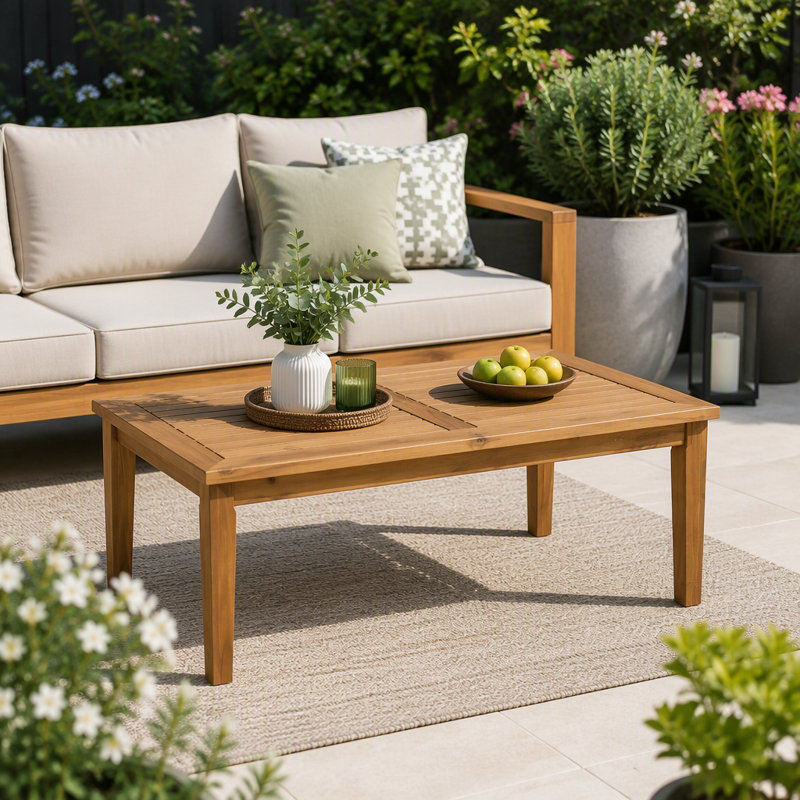 Outdoor Coffee Table , 23.5 " W 43.25 " D