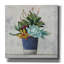 «Succulent Still Life 1 Navy» par Julia Purinton, art mural sur toile-1905133678
