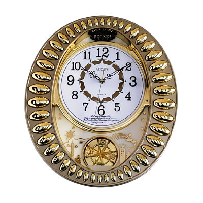Steel Analogue Wall Clock