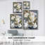 Reproduction encadrée FLORAL Series DCLIX - bois massif-1106616662