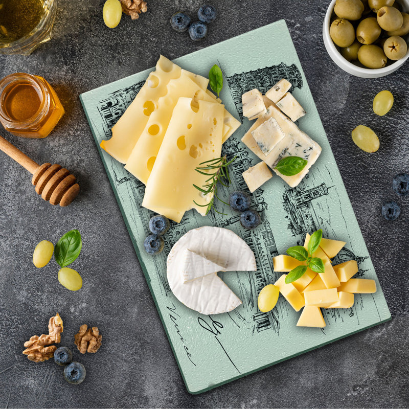 Planche à découper en verre trempé Ambesonne