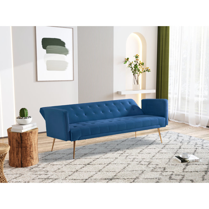 Myke 70,07 po, Velours bleu