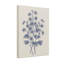 Plantes et fleurs, motif floral botanique bleu