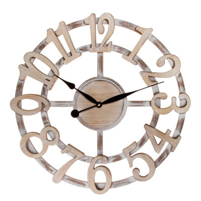 Gillian Manufactured Wood Wall Clock