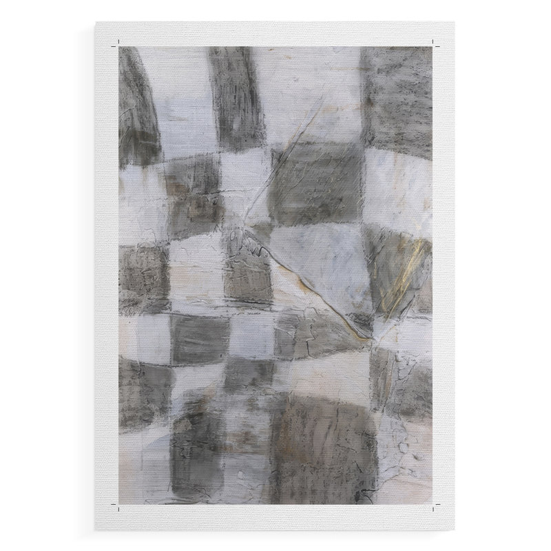 Rustic Textile II -Canvas Print Only - NOT FRAMED, 12" H x 8" W