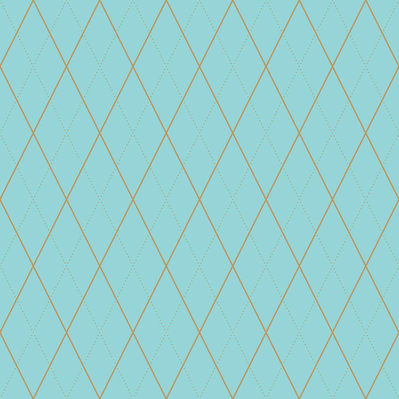 Carreau de papier peint adhésif Wava, Bleu clair, L 10,5 po x l 24 po