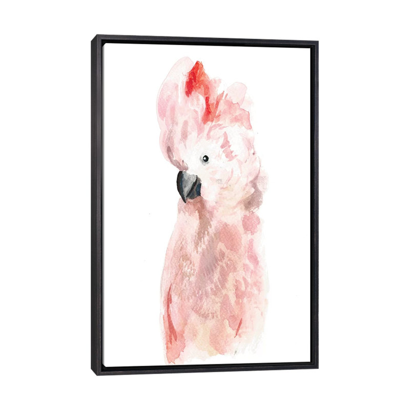 « mohawk » par albina bratcheva-reproduction d’art, H 40 po x l 26 po x P 1,5 po, Toile avec cadre noir patiné