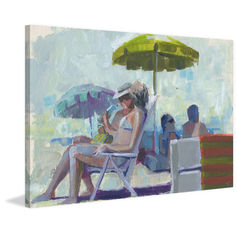 « drink ou natation », reproduction d’art sur toile tendue, H 12 po x l 18 po x P 1,5 po