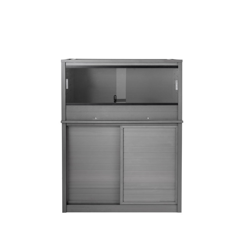 Enclos moyen pour reptiles Mojave, gris