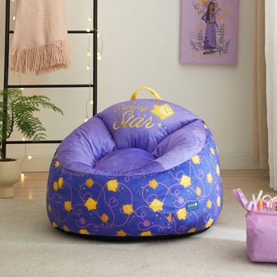 Wish Hillside Plush Kids Bean Bag Chair