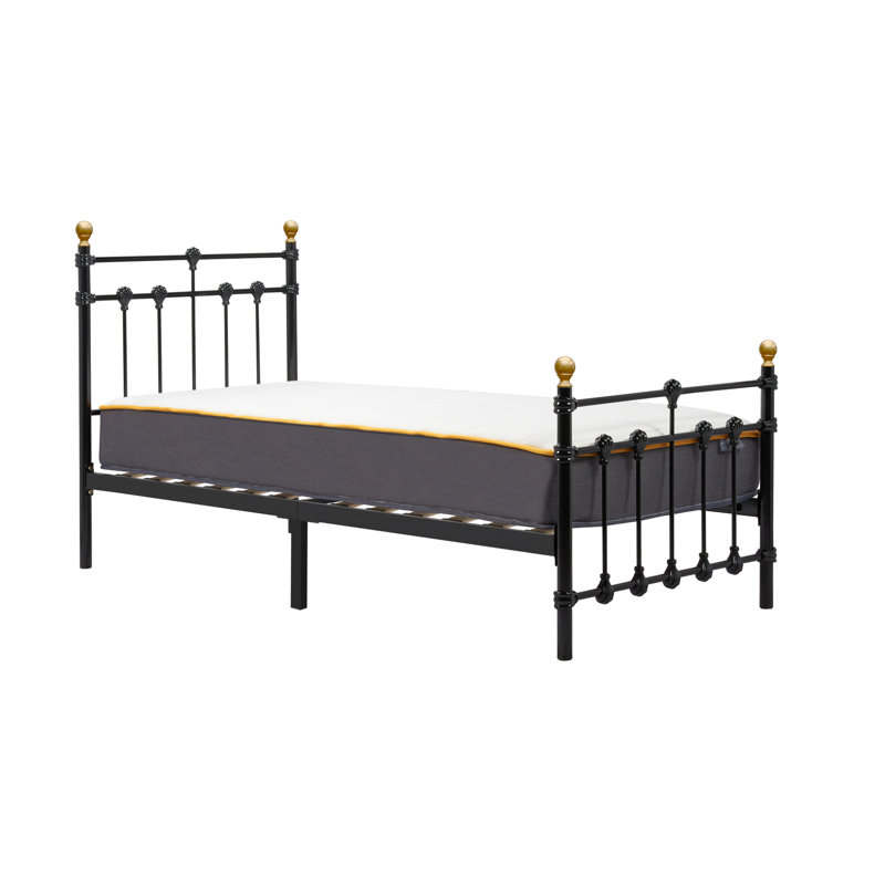 Borough Wharf Bed Frame, Black, Single (3')