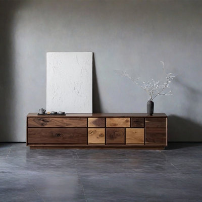 Design sense solid wood TV cabinet