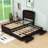 2 Drawers Platform Bed with Storage and Trundle-2119666507-2119666505