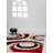 Abrielle Hand Tufted Shag Polyester Eco-Friendly Area Rugs - Rectangle, Ivory Red Color, Geometric Modern Design, High Pile Thick Handmade Anti Skid Area Rugs for Living Room, Bed Room-2121612782