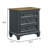 Bedroom Nightstand, Wood Nightstand, Traditional 3-Drawer Nightstand-785969575