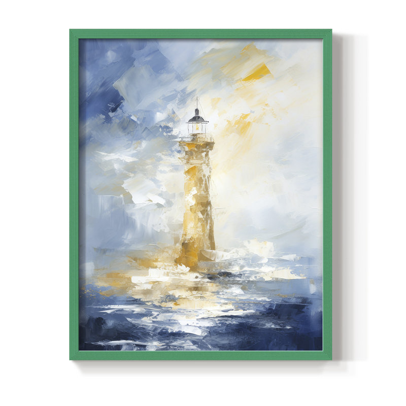 NAUTICAL Series DXVIII Framed Print - Solid Wood, Vert, H 11 po x l 9 po