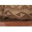Tapis oriental brun en laine Kilim 7 x 9