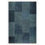 Kilim en chenille de coton bleu marine antidérapant Kilim-1030903809