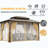 Hardtop Gazebo Heavy Duty Gazebo with Galvanized Steel Double Roof-112175965-111571882