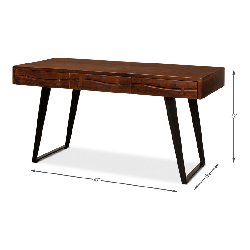 Genius Solid Wood Writing Desk